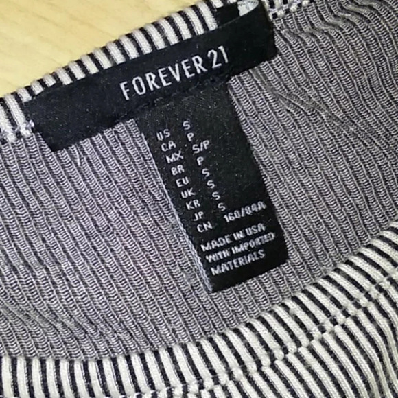 Forever 21 Striped Bodycon T-Shirt Dress - Picture 3 of 3